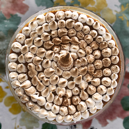 Tarta Tres Leches casera con merengue tostado y canela – pedido online Madrid